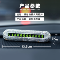 Car Temporary Parking Number Plate Studded by Hand Car Accessories Digital Decoration Car Temporary Parking Card Girl. 