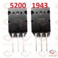 OR-IG-INAL 2SA1943 & 2SC5200 Pair of PNP & NPN Power Amplifiers Transistor 1943 & 5200 Perfect for Audio Applications - Electrical Circuitry & Parts.