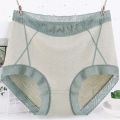Xl-6xl Cotton Panties Women's Underwear Panty Lace Panties Plus Size High Waist Traceless Shorts Female Lingerie Briefs.