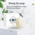 100g Natural Goat Milk Soap Bar Face Soap,Handmade Lanolin Soap and Body Bath Soap Cleansing Soap for Women Man Gifts. 