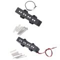 1 Set Pb P Bass Pickup Humbucker Pickup for 4 String P Bass Guitar Part & 1 Set Pro Electric Bass Open Type Noiseless Bridge Pickup for 4 String Jazz Bass Jb Style,Black 95X18.3Mm.