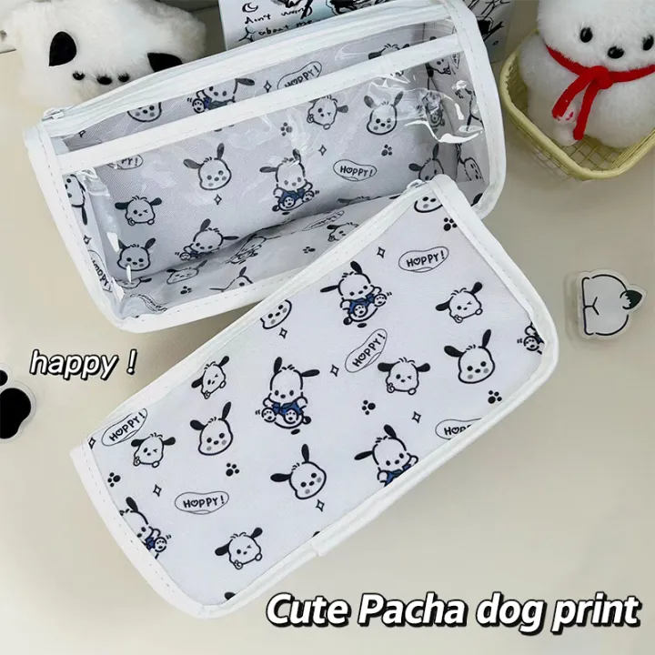 Clear%20Hello%20Kitty%20Pencil%20Case%20Sanrio%20Pochacco%20Pen%20Bag%20Capybara%20Cosmetic%20Bag%20NOVO%20-%20Image%205