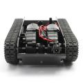 Rc Tank Smart Robot Tank Car Chassis Kit Rubber Track Crawler For Arduino 130 Motor Diy Robot Toys For Children. 
