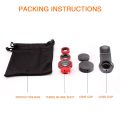 3 in 1 Wide Angle Fisheye Lens and Clip Macro Camera Sets For Mobile Phone Super Wide-Angle + Macro Ultra HD Generic Camera Lens.