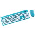 Wireless Keyboard and Mouse Combo - Blue. 