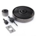 16pcs Hole Saw Kit Drilling Tool For DIY Wood, Fiber, Plastic Cutter Set. 