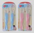 Silicone Feeding Double Spoon For Baby -2PCS ((Multicolor)). 