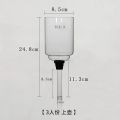 Hot Coffee Syphon Pot Accessories Glass Siphon Vacuum Pot Coffee Maker Parts 3 Cup 5cup.