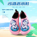Children's Beach Ankle Sock Men's and Women's Dive Boots Snorkeling Wading River Tracing Shoes Quick-Drying Non-Slip Cut-Resistant Bare Feet Swimming Shoes.