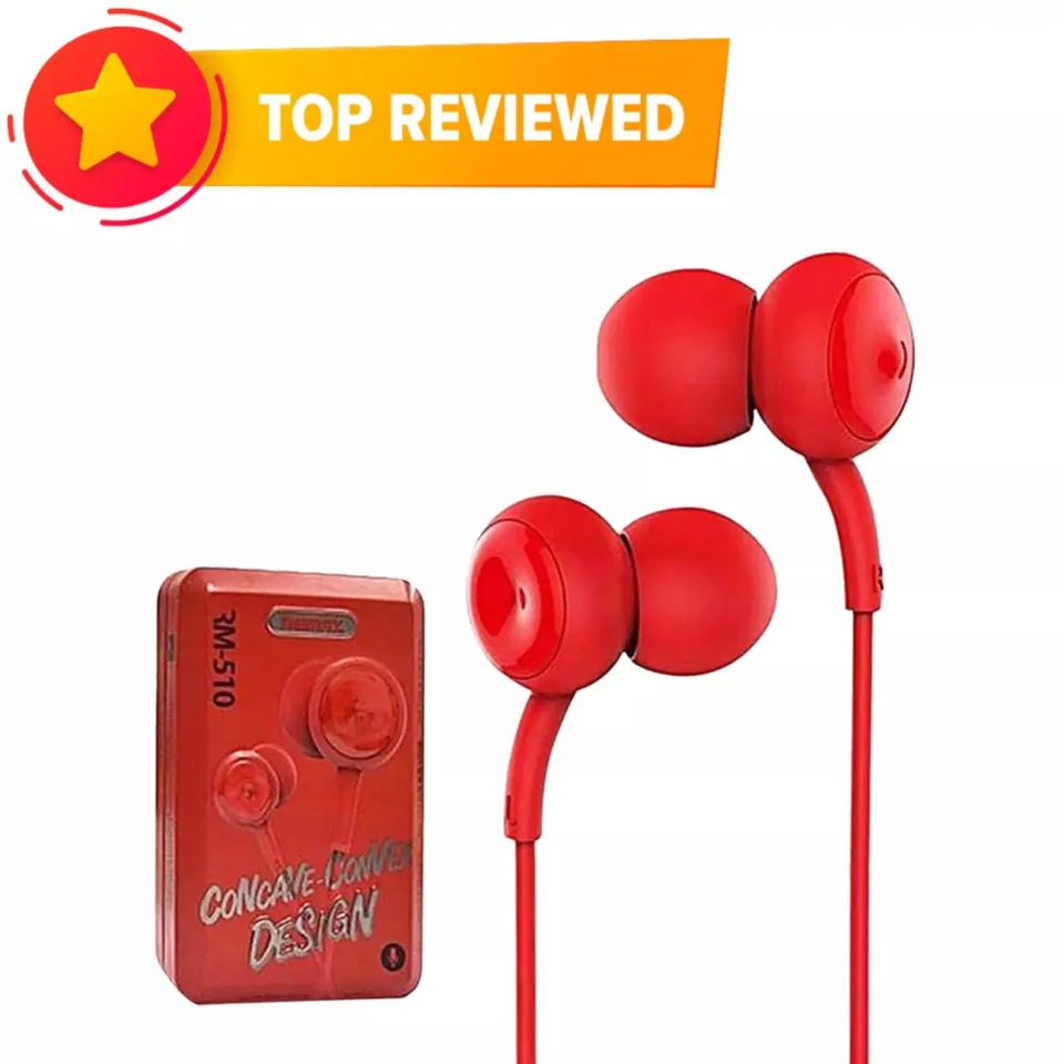 REMAX RM-510 High Performance Earphones REMAX RM 510 Wired