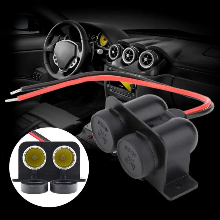 2X%20Lighter%20Socket%2012V%20Waterproof%20Dual%20Power%20Plug%20Outlet%20with%20Wire%20for%20Car%20Motorcycle%20Scooter%20Boat%20ATV%20Rv%20-%20Image%204