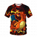 3D Pokemon Pikachu Children's T-Shirt Printed Girls' Funny Clothing Boys' Children's Shirts Baby T-shirts Men's Shirts. 