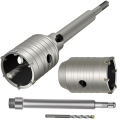1Set 2 1/2 Inch Concrete Hole Saw with 220mm SDS Plus Shank.