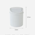 Trash Can Tube with Cover Bedroom Trash Can Garbage Can Clean Workspace Storage Box Home Desk Dustbin Mini Desktop Bin Small.