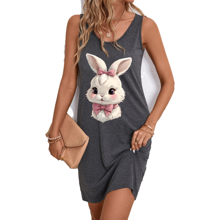 rabbit%20drinkprinting%20Women%20Slim%20Long%20Dress%20Summer%20Sleeveless%20Bodycon%20Dresses%20Vacation%20Beach%20Outfits%20Casual%20Party%20-%20Image%207