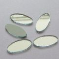 20x8mm Oval Shape Glass Craft Mirrors – High Quality Small Mirrors for Lippan Art, Embroidery, Jewellery Making & Mosaic Art. 