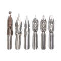 Dip Pen Innovative Beautiful with 6Pcs Nibs for English Calligraphy Practicing Gift Giving.