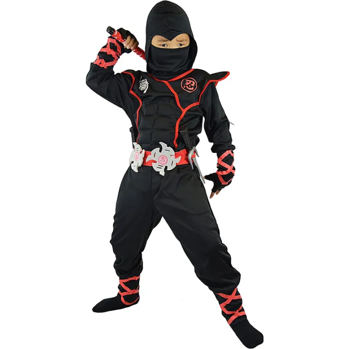 Unisex%20Child%20Ninja%20Deluxe%20Costume%20for%20Kids%20Role%20Play%20Halloween%20Dress-up%20-%20Image%202