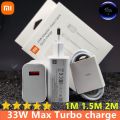 Xiaomi Fast charger 33W Turbo charge  adapter  27W USB type C cable For Xiaomi 10 11 redmi note 9 10 pro K30 40. 