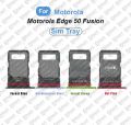 For Motorola Edge 50 Fusion Sim Tray Micro SD Card Slot with Sim Ejector Pin Replacement Parts. 