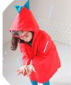 Cute Dinosaur Polyester Baby Raincoat Outdoor Waterproof Rain Coat Children Impermeable Poncho Boys Girls Rain Jacket.