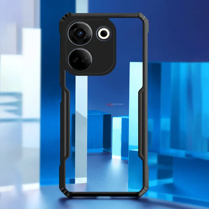 PlusCase%20for%20Tecno%20Camon%2020%204G%20/%20Camon%2020%20Pro%204G%20Case%20Air%20Cushion%20Hard%20Clear%20Shockproof%20Back%20Cover%20-%20Image%202