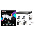 Dahua Full Color CCTV Camera Package 02 Pcs CAMERA PACKAGE All Accessories. 