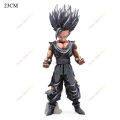 【Solitary waves】4 Styles Dragon Ball Z Son Gohan Super Saiyan Fighting Chocolate Black Ver. Figurine Toys PVC Action Figure Model Hight Quality.