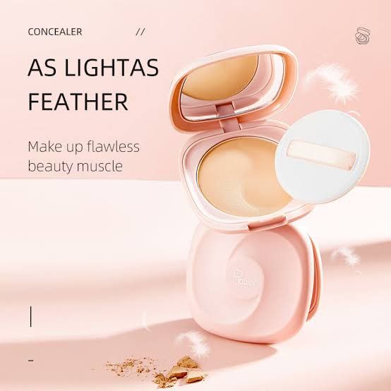 Pudaier Face Powder for Skin Pressed Oil Control Natural Foundation Makeup Setting Powder Smooth Finish Concealer
