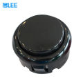 Black - 30mm Small Circular Arcade Button. 