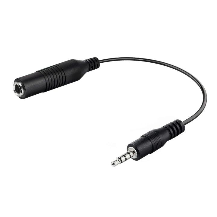 Adapter,6.35mm Stereo Jack to 3.5mm TRRS Male Audio Cable for Amplifiers, Guitars, Pianos, Home Theater Equipment