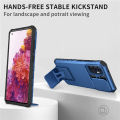 For OPPO Reno6 Reno 6 4G Phone Case Hard Sliding Lens Protect Kickstand Back Cover.