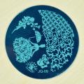 Nail Art Stamping Plate - Small Round - JQ Series.