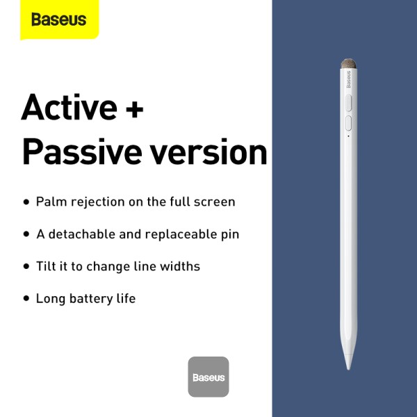 BASEUS Smooth Writing (Active + Passive Version) Universal Type-C Charging Capacitive Stylus Pen