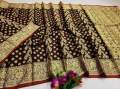 Soft silk katan Saree For Women Without Blouse Pieces. 