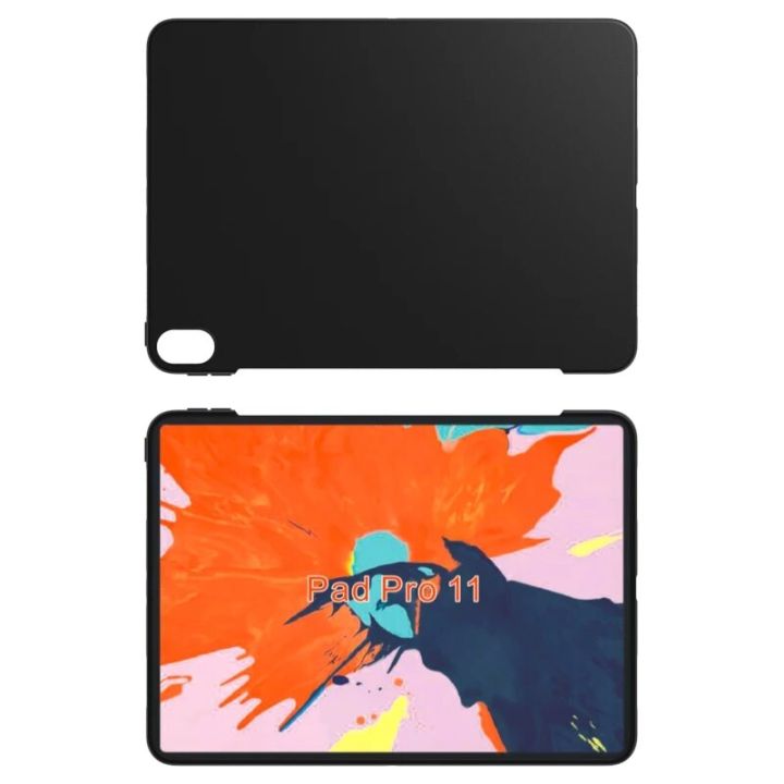 %E3%80%90YIYANGMAOYI111%E3%80%91black%20matte%20Soft%20TPU%20Transparent%20Clear%20Cover%20for%20iPad%20Pro%2011"(2018%20Release)%20-%20Image%203