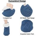 Women Knitted Slipper Socks Cozy Fuzzy Socks Non Slip Socks Winter Indoor Double Layer Bedroom Slipper Socks EU35-48 US 5-11.5 kunminghaoming. 