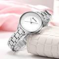 CURREN 9015 Women Watch Luxury Stainless Steel Ladies Watch White.
