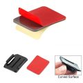 2 Sets Curved Monut Surface With Sticker Adhesive Pad for GoPro Hero HD Hero 10 9 8 7 6 5 4 Action Camera Mount Accessories Kit. 