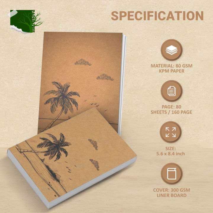 Papertree%20Vintage%20A5%20Notebook%20Sketchbook%20Drawing%20Sketchpad%20River%20and%20Tree%20-%20Image%202