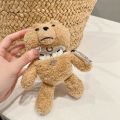 Plush Cartoon Teddy Bear Airpods Earphone Sleeves Apple 1/2 Bluetooth Wireless Protective Case Drop-Resistant for Women.