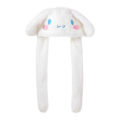 Kawaii Sanrios Hat Cinnamoroll Accessories Cute Plush Hat Keep Warm Bunny Hat Ears Up Plush Toy For Kids Girl Winter Cap.