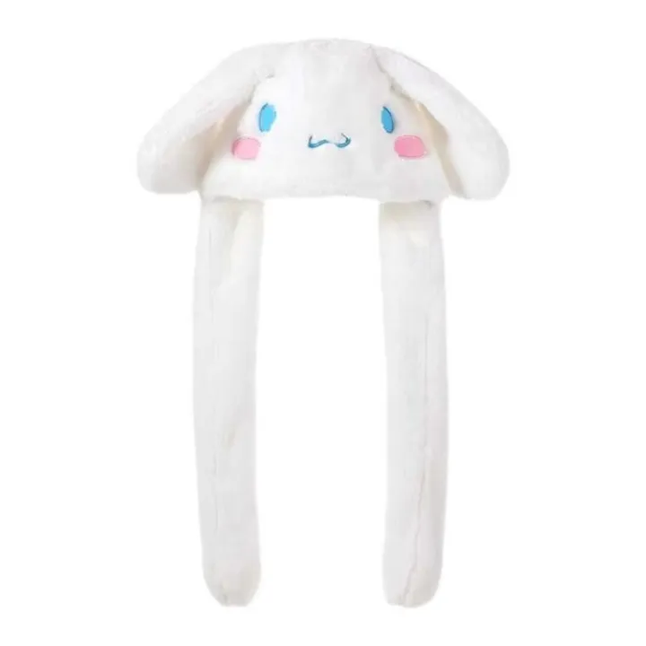 Kawaii%20Sanrios%20Hat%20Cinnamoroll%20Accessories%20Cute%20Plush%20Hat%20Keep%20Warm%20Bunny%20Hat%20Ears%20Up%20Plush%20Toy%20For%20Kids%20Girl%20Winter%20Cap%20-%20Image%202