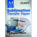 Sublimation Heat Transfer paper A4 100sheets 100gsm 210X297mm QUAFF.