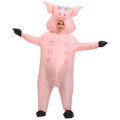 Adult Mascot Pink Pig Inflatable Costumes Halloween Cosplay Costumes for Man Woman Animal Party Role Play Disfraz. 