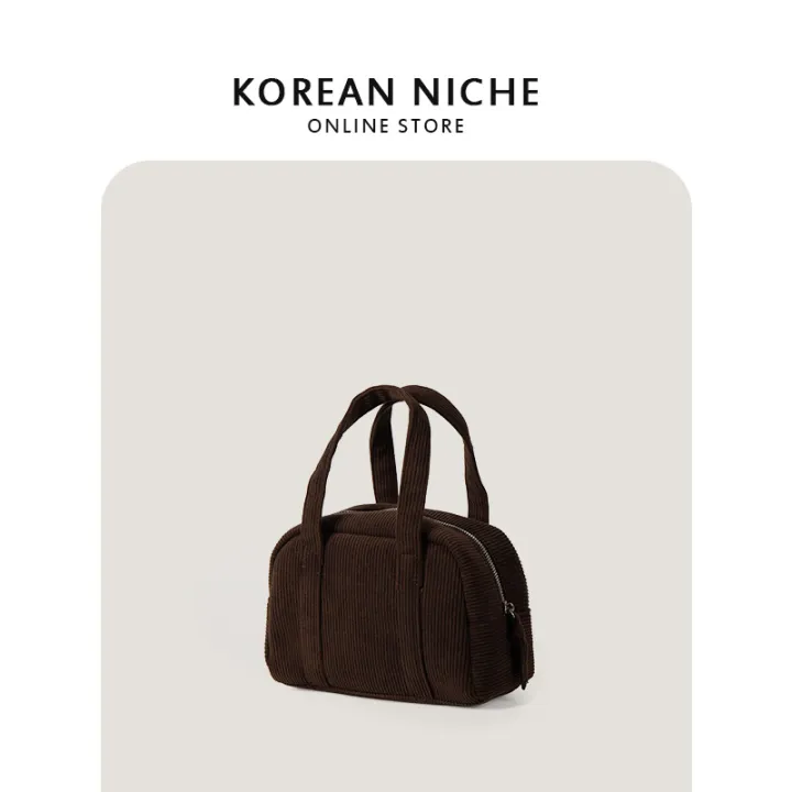 orean%20ersion%20retro%20soft%20corduroy%20handbag%20women's%20bag%202023%20new%20autumn%20/winter%20nhe%20design%20commuting%20bag%20-%20Image%204