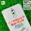 Huawei Nova 2i - Airbag Antishock - Drop Resistance - Flexible TPU Back Cover Case - With Camera Protection Bump.