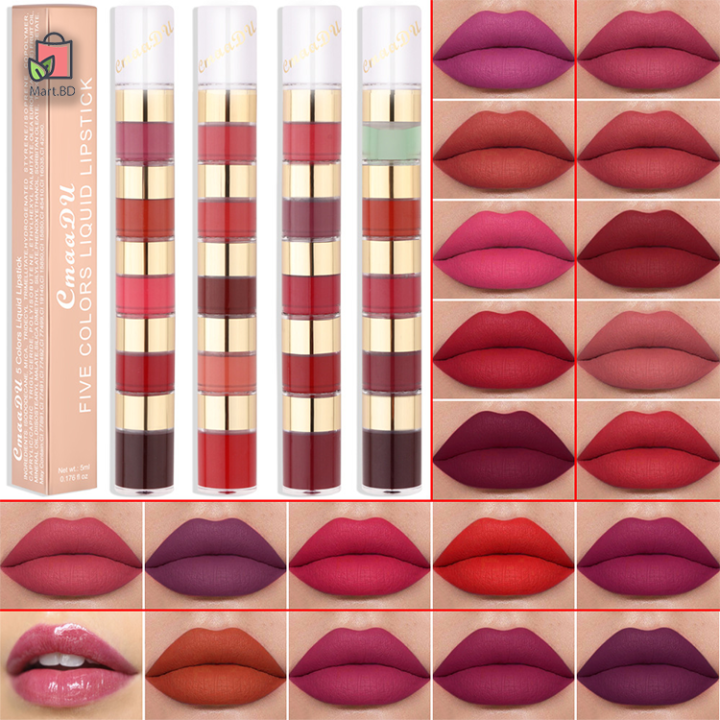 Cmaadu 5 in 1 Lipstick set