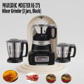 Panasonic monster MX-AE375 Mixer Grinder (3 Jars, Black).