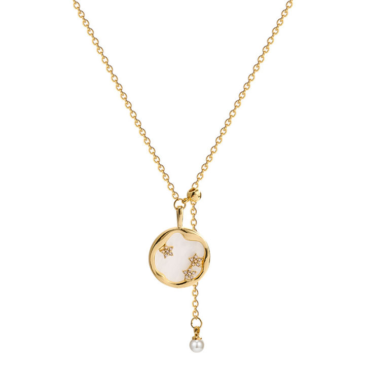 Light%20Luxury%20Zircon%20Titanium%20Steel%20Necklace%20No%20fade%2018K%20Gold%20Plated%20Stainless%20Steel%20Chain%20Necklace%20Collar%20De%20Acero%20Inoxidable%20-%20Image%207